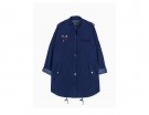 Parka blu navy