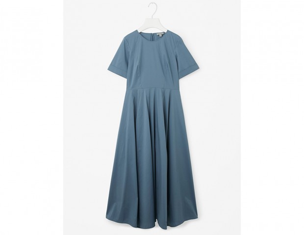 Longdress di cotone con gonna ampia Longdress di cotone con gonna ampia