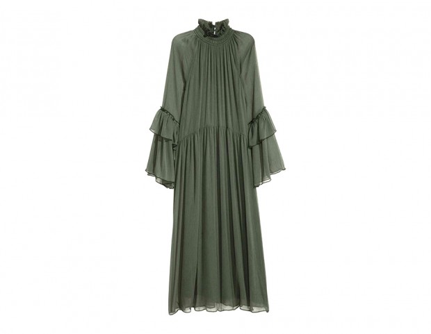 Con volant e maniche a sbuffo Con volant e maniche a sbuffo