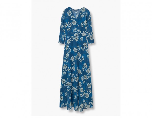 A fiori con scollo incrociato A fiori con scollo incrociato