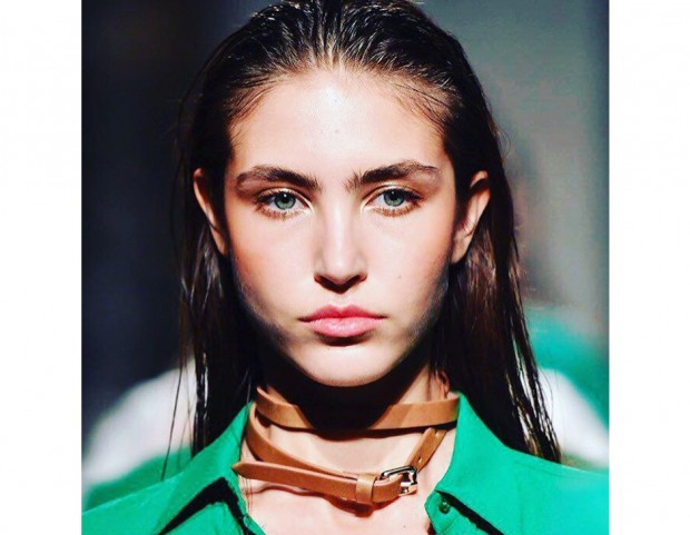 Sleek hair