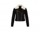 Con collo in shearling