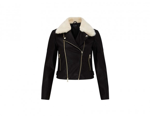 Con collo in shearling