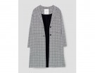 Cappotto lungo a quadri