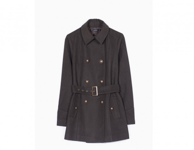 Cappotto in panno stile “army”