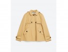 Trench corto water repellent