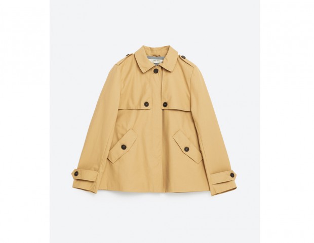 Trench corto water repellent