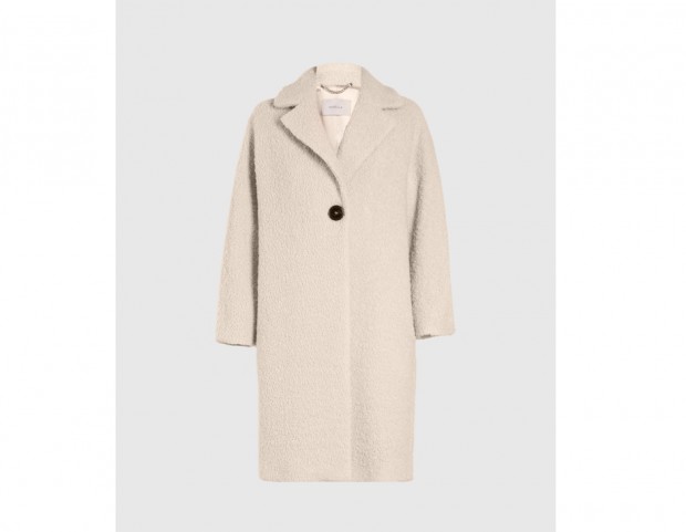 Cappotto misto lana in bouclé
