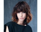 Wavy bob con frangia