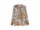 Camicia in chiffon a fiori