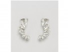 Orecchini ear-cuff con strass