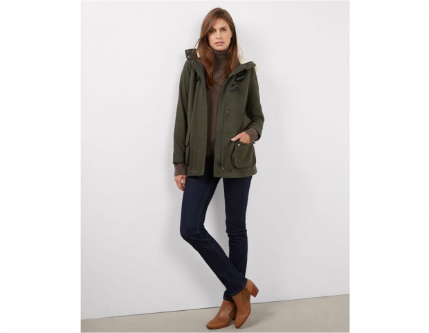Classico verde militare con esterno in cotone