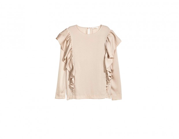 Blusa con rouches