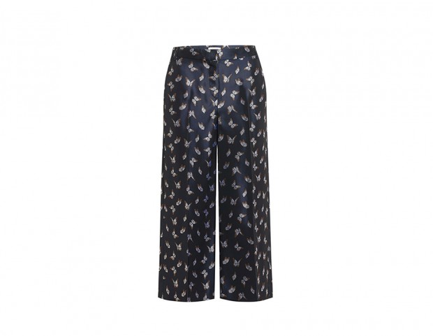 Cropped pants stampati