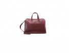 In pelle bordeaux