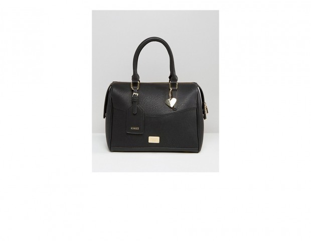 Maxi bauletto con charms dorati