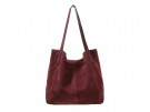 In suede burgundy