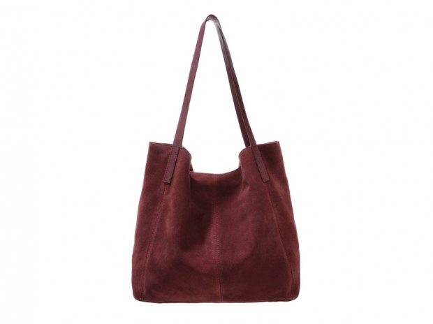 In suede burgundy