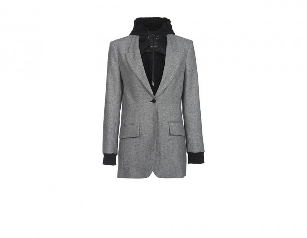 Blazer con cappuccio