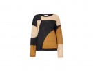 In alpaca e mohair color-block