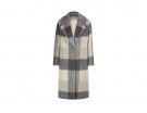 Cappotto lungo in tartan