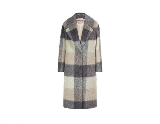 Cappotto lungo in tartan