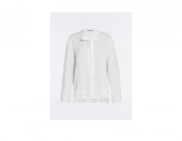 Blusa con fiocco