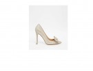 Pumps glitter con fiocco