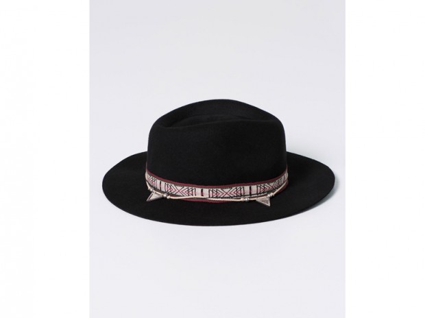 Cappello con nastro con motivo boho