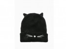 Beanie con orecchiette da gatto