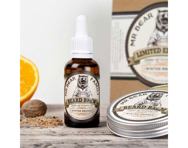Winter Orange Set per barba