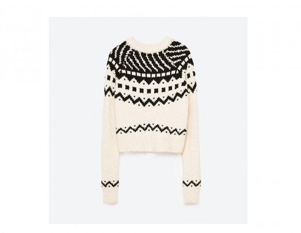 Pull corto jacquard