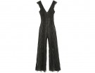 Jumpsuit di pizzo con volant