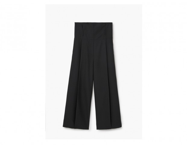 Pantaloni palazzo in lana
