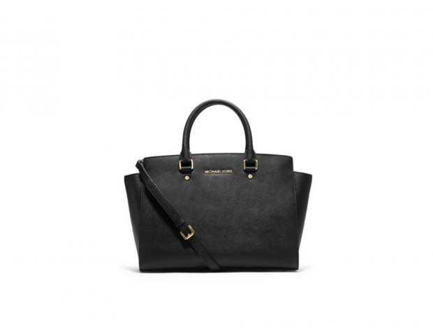 Borsa a mano in pelle saffiano