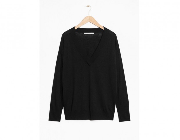 Maglia morbida con scollo a V