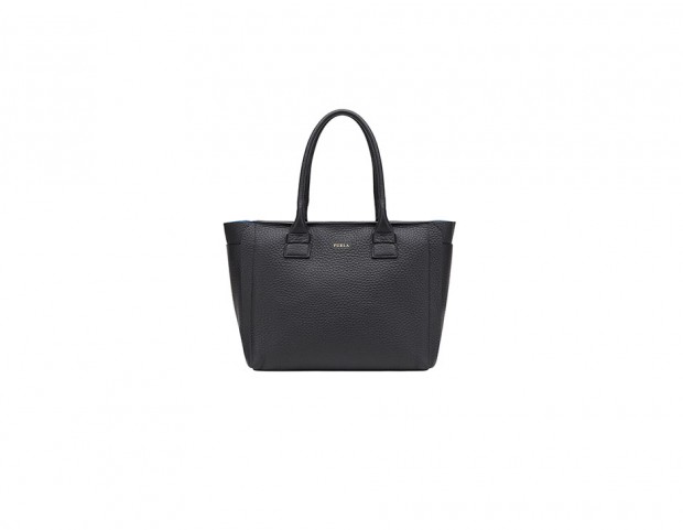 Shopper in pelle martellata
