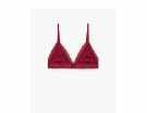 Reggiseno a triangolo in pizzo a pois