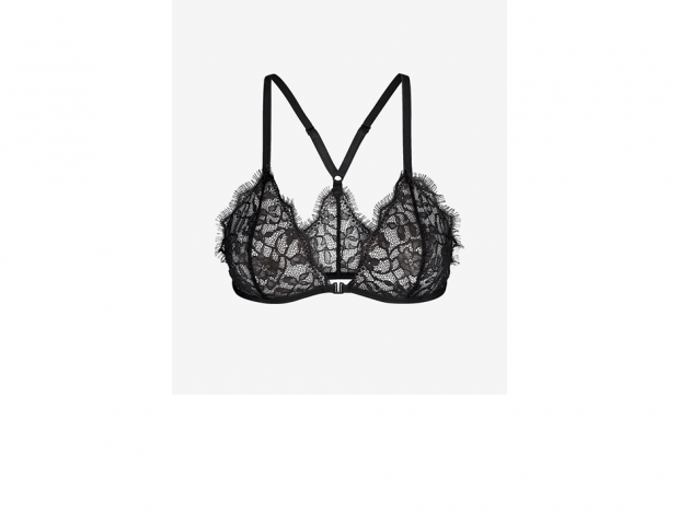 Reggiseno in pizzo nero