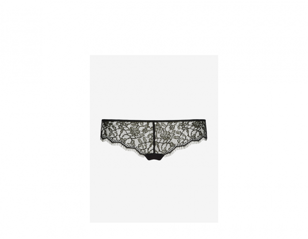Tanga in pizzo nero