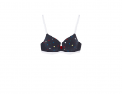 Reggiseno a pois con pom pon