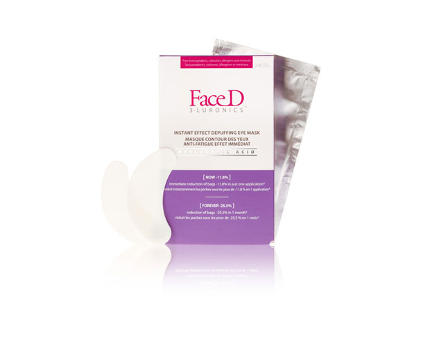 Maschera defaticante contorno occhi acido ialuronico