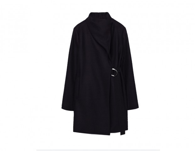 Cappotto con fibbia