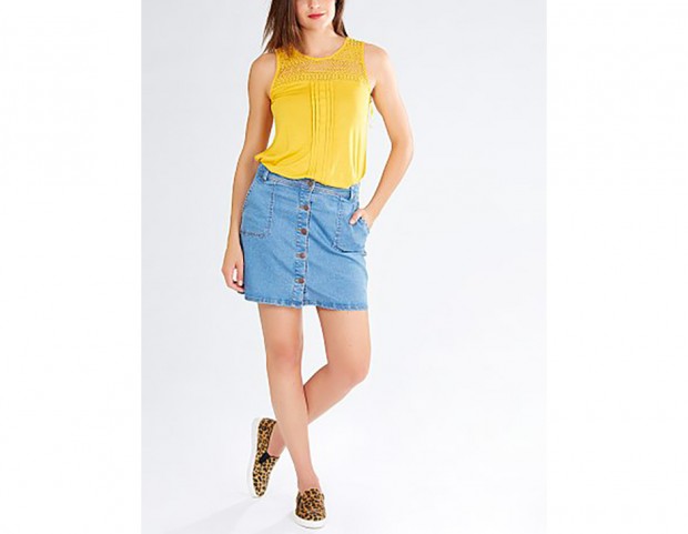 Minigonna in denim Minigonna in denim