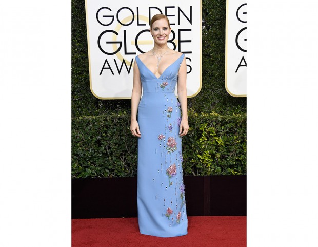 Jessica Chastain in Prada