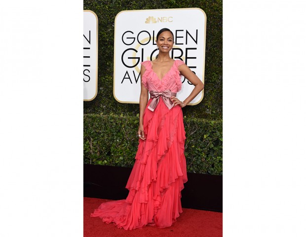 Zoe Saldana in Gucci Premiere