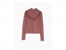 Blusa di pizzo con dettaglio ruches