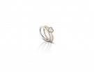 Anelli con cuore glitter