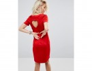 Vestito con dettaglio cut-out a cuore