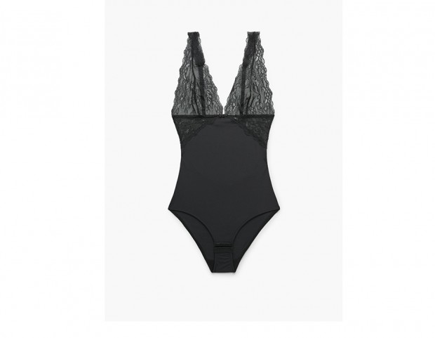 Body in pizzo nero